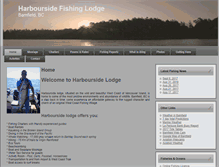 Tablet Screenshot of harboursidelodge.com